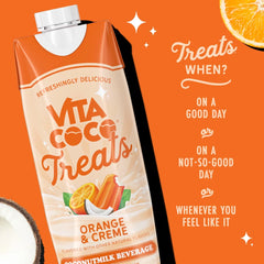 Vita Coco Treats Oranges and Creme Coconut Water - 16.9 fl oz