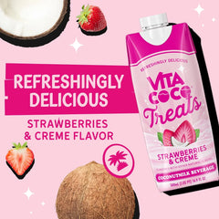 Vita Coco Treats Strawberries & Cream Coconut Milk Drink - 16.9 fl oz Box