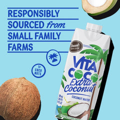 Vita Coco Coconut Water with Pressed Coconut - 16.91 fl oz Carton