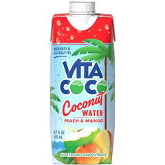 Vita Coco Pure Coconut Water Peach - 16.9 fl oz Carton